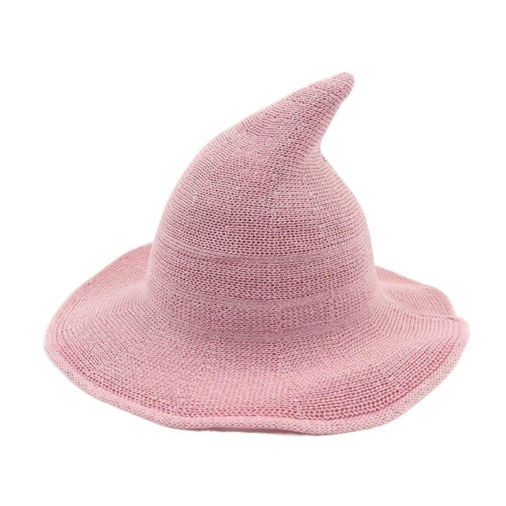 

Корейская ведьминская шляпа шерстяная шляпа на Хэллоуин портативная шерстяная шляпа-ведро девочка