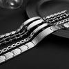 Men's Retro Titanium Steel Bracelet, Simple Business Personalized Metal Chain Body Bracelet Trendy Boys Accessories