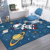 Tappeti Cartone Animato Astronauta Spaziale per Soggiorno Camera dei Bambini Tappetino da Gioco Lavabile Antiscivolo Tappeti per Camera da Letto Bambini Guardaroba
