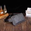 Borsello da Uomo in Pelle Retro a Tracolla - Borsa Multifunzionale da Petto e per Cellulare