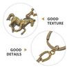 Creative Design Horse Shoe Keychain Vintage Style Stallion Charm Keyring  Wallet Accessory