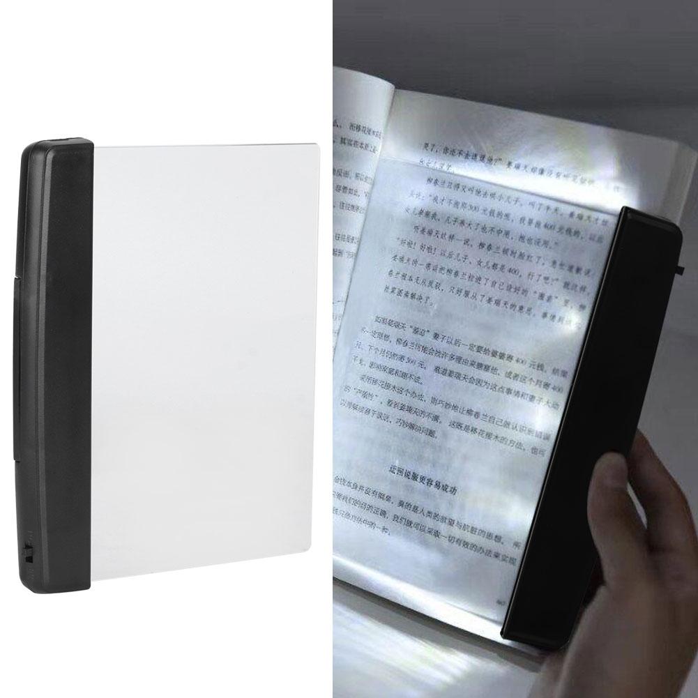 LED Flat Plate Book Light Reading Night Light Portable Eye Protection LED Lamp for Home Bedroom