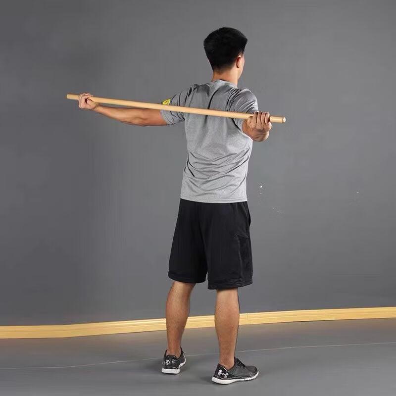Wooden Fitness & Pilates Posture Correction Stick