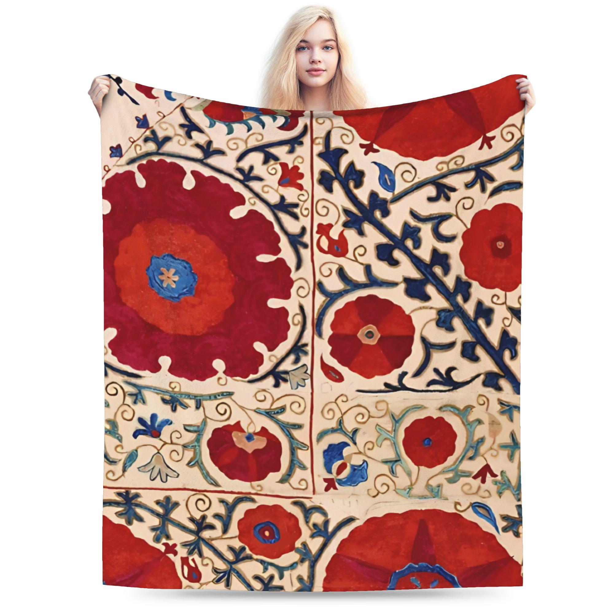 Panika Chen Unisex Tropical Fruits Blankets Super Soft Street Trend Plush Throw Blanket For Children Couch Bed Flannel Bedspread Bed Cover