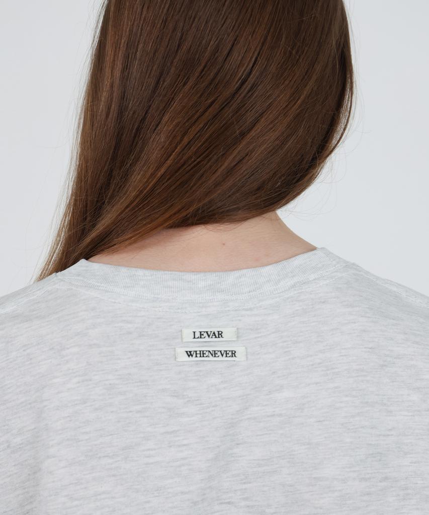 Leuba Fuzzy Rainbow T-Shirt - Melange Gray