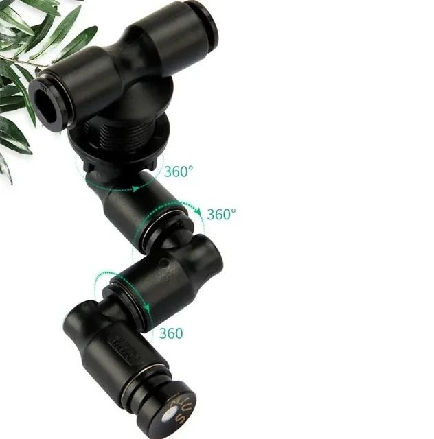 

MIUS 360 Degree Rotatin Fogger Mist Sprinkler Terrarium Nozzle Adjustable Reptiles Greenhouse Irrigation Cooling System Sprayer