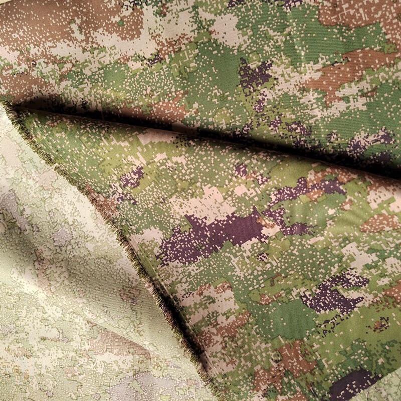 Huateng Starry Green Camouflage Canvas Fabric Roll