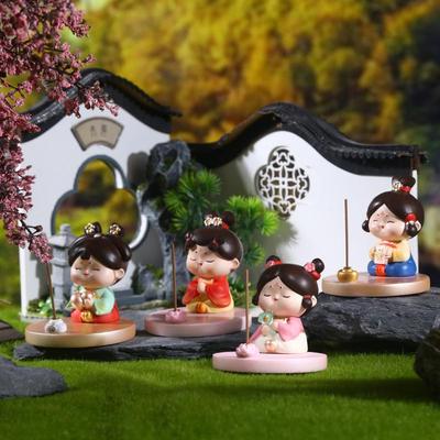 Suporte de Celular Amuleto da Sorte Estilo Dinastia Tang Criativo: Ornamento de Resina Exquisito