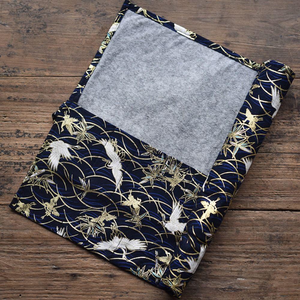 Kinesisk stil Rullpenna Gardiner Rullgardin Sminkborste Omslag Kreativ Pennpåse Flickor