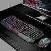 Wired Gaming Keyboard And Mouse Rgb Led Backlight For Windows Pc Game/work