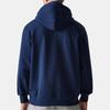 New Era Solid Color Printed Pattern Hooded Long Sleeve Sweatshirt Men Sweatshirts Navy-Blue 14397978