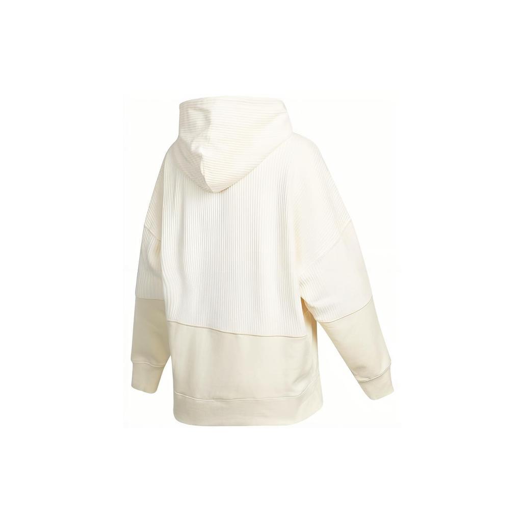 (WMNS) Vans Corduroy Solid Color Splicing Hoodie Creamy White Women's VN0A5F6F3KS
