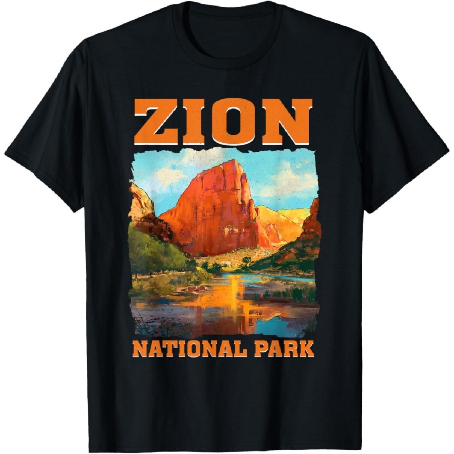 

Zion National Park Utah Hiking Vacation Trip Souvenir T-Shirt XXXXXL