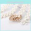Elegant Pearl Waist Belt For Women With Rhinestones And Adjustable Fit For Summer Casual Wear