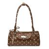 2026 Spring & Summer New Fashion Cute Dots Glossy PU Boston Shoulder Bags Retro Fresh Exquisite Stylish Design Women's Handbags