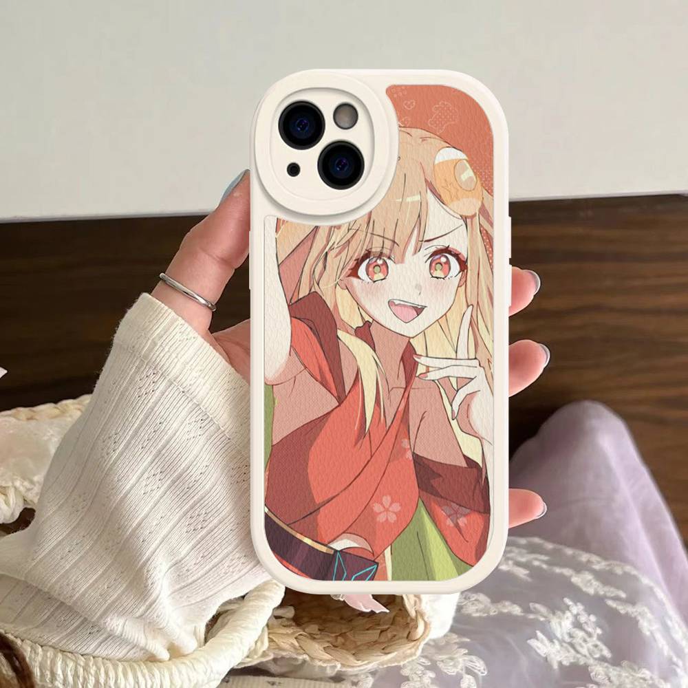 Classic Cosmic Princess Kaguya GL Anime Leather Phone Case For IPhone 15 14 13 Pro Max 12 11 16 Plus Phone Cover