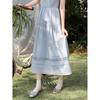 Women's French Style Sleeveless Suspender Dress