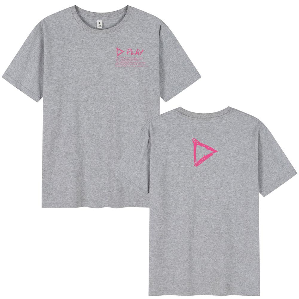 Ed Sheeran Play Tour Merch T-skjorte Herre Dame Klær Mote Streetwear T-skjorter Oversized Bomull Kort Ermet T-skjorte