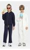 Kids' Terry Cloth Zip-Up Cardigan & Sweatpants Set - Spring/Autumn Trend