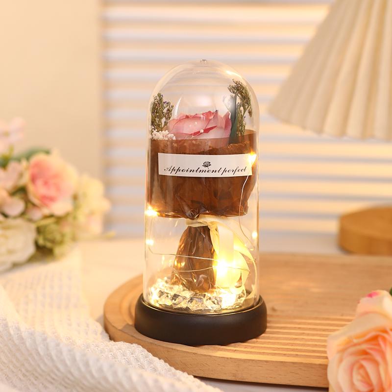 Rose Bouquet Night Light – Ideal Birthday Gift for Women, Friends, or Classmates