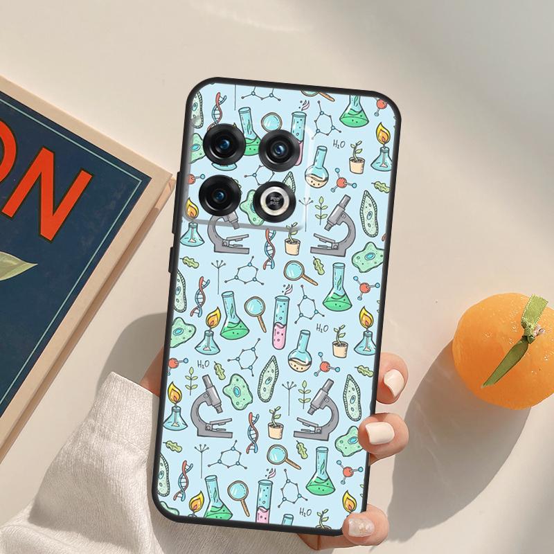 Science DNA Biology Case For OnePlus 13R 12R 10R 13T 10T 11 12 13 15 OnePlus Nord 5 CE 2 3 4 Lite N20 N30 Cover