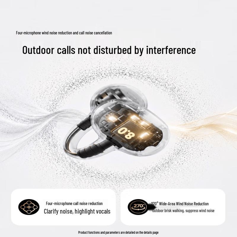 SANAG S8S Ultra AI Ear Clip Wireless Sport Headphones