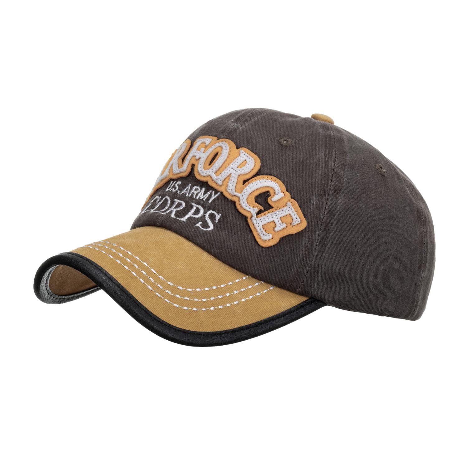 

Стиранная хлопковая новая бейсболка с контрастной вышивкой, старая стираная кепка, шляпа от солнца для улицы