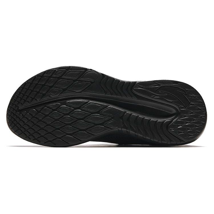 Anta Comfortable Versatile Shock Absorbing Non-Slip Low-Top Running Shoes Men Sneaker Black 912425513-4