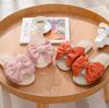 Fashion 2024 New Fashion Linen Slippers Women's Silk Bow Cotton Linen Slippers Women's Indoor Home Outdoor Sandals Slippers Zapatos
