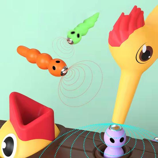 Ciekawe dzięcioł złap rozrywkę plastikowe chłopcy dziewczęta ptasie gąsienice wczesne zabawki edukacyjne dziecko bawiące się zabawka dla malucha