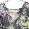 Paul Smith Floral No sleeve V neck one piece M Charcoal black, etc. Women Used