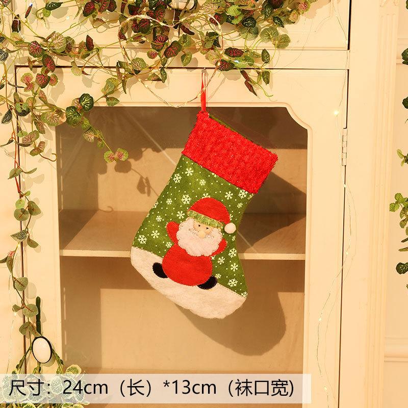 Large Christmas Sock Gift Bag Small Candy Bag Cartoon Gift Bag Christmas Decoration
