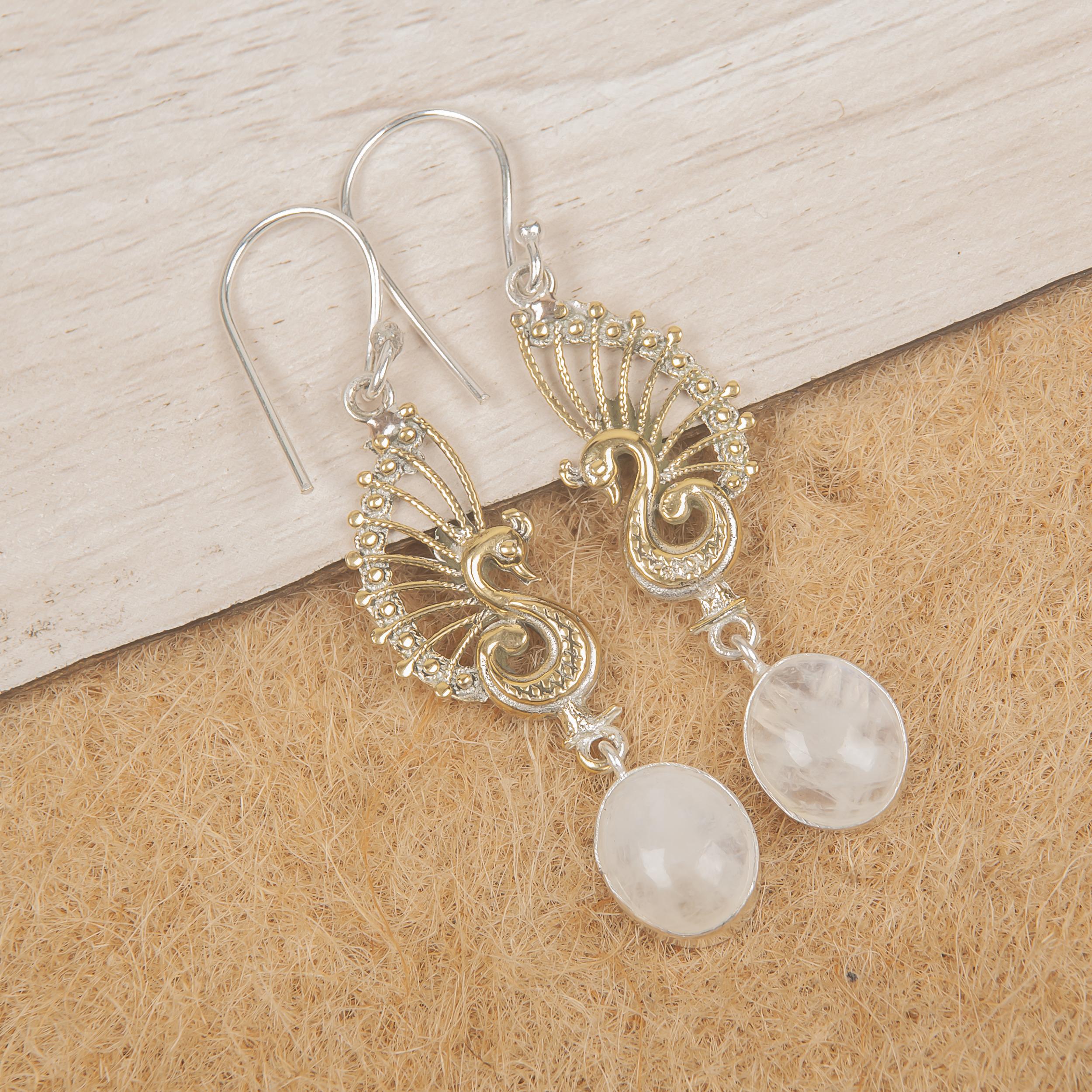 

Серьги с радужным лунным камнем, драгоценные камни, серьги из цельного серебра 925 пробы, красивые ювелирные серьги ручной работы 2.37 Inches белый