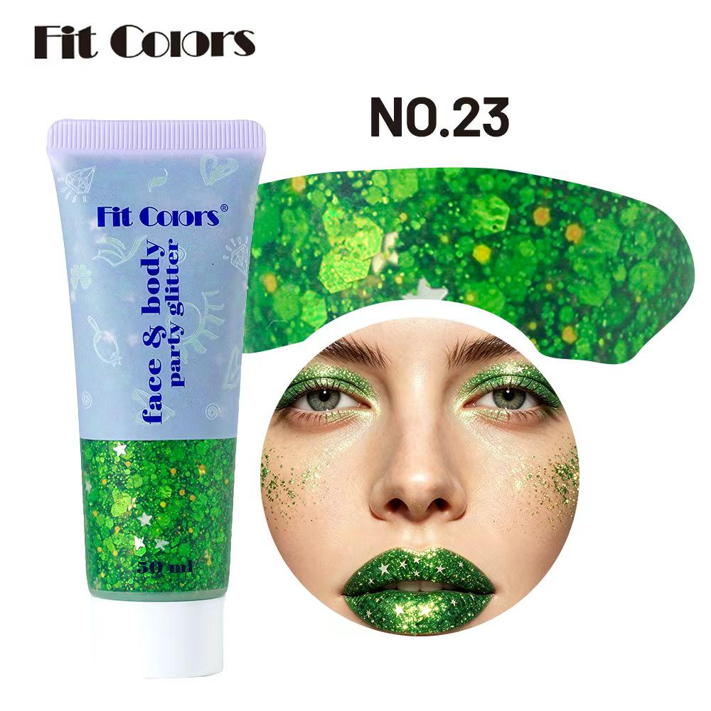 Iridescent Mermaid Scales Sequin Glitter Gel for Face, Body, and Eyes
