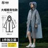 2pcs Disposable Rain Poncho PEVA Thickened Individually Wrapped, Backpackable Outdoor Hiking Travel Adult Raincoat