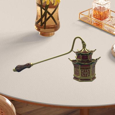 Pagode Kaarsendover Kaarsenblusser Uniek Decoratief Blusapparaat met Lange Steel Metalen Gereedschap