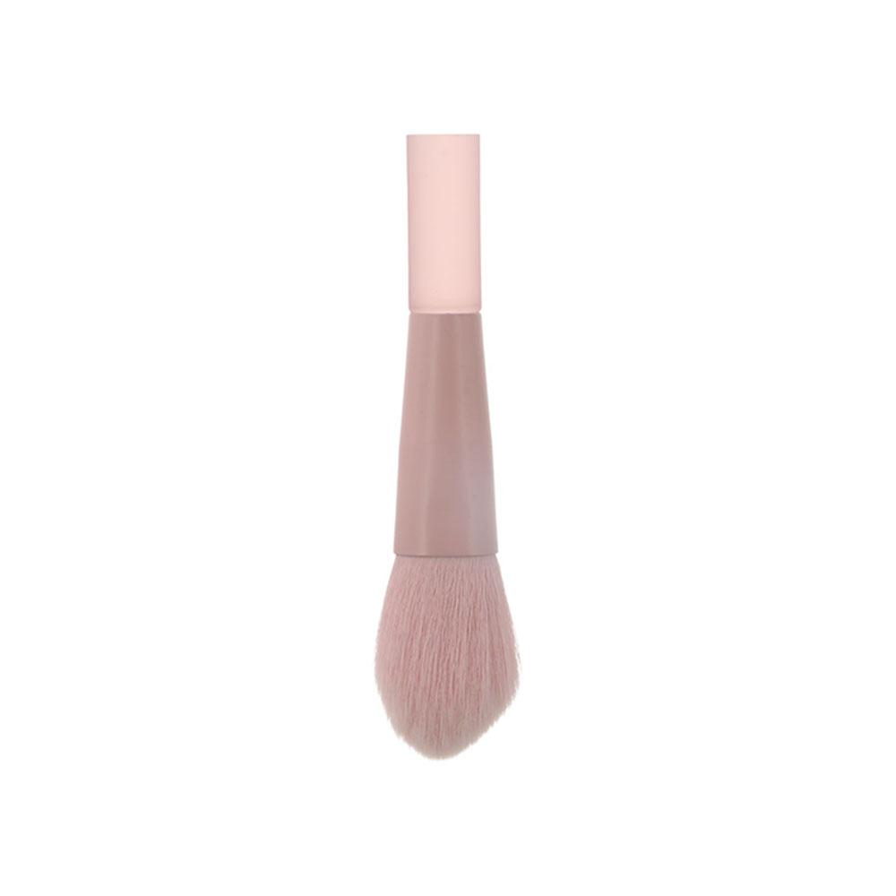 10Pcs/Set Translucent Jelly Pink Cosmetic Brush Candy Color Mini Size Makeup Brush Set   Travel