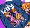 Anime Tişört, Anime Vintage Özel Tişört Unisex, Anime Manga Tişörtü, Anime Severler Tişörtü, Grafik Anime Tişört, Manga Tişörtü, Japon Anime