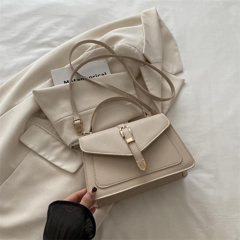 

Stylish Retro One Shoulder Crossbody Small Square Bag For Women In Classic Colors хакі