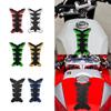 Generic Motorcycle Gas Tank Protector Pad Fuel Tank Cap Sticker 3D Rubber Fuel Tank Fishbone Sticker Universal Oil Tank Sticker