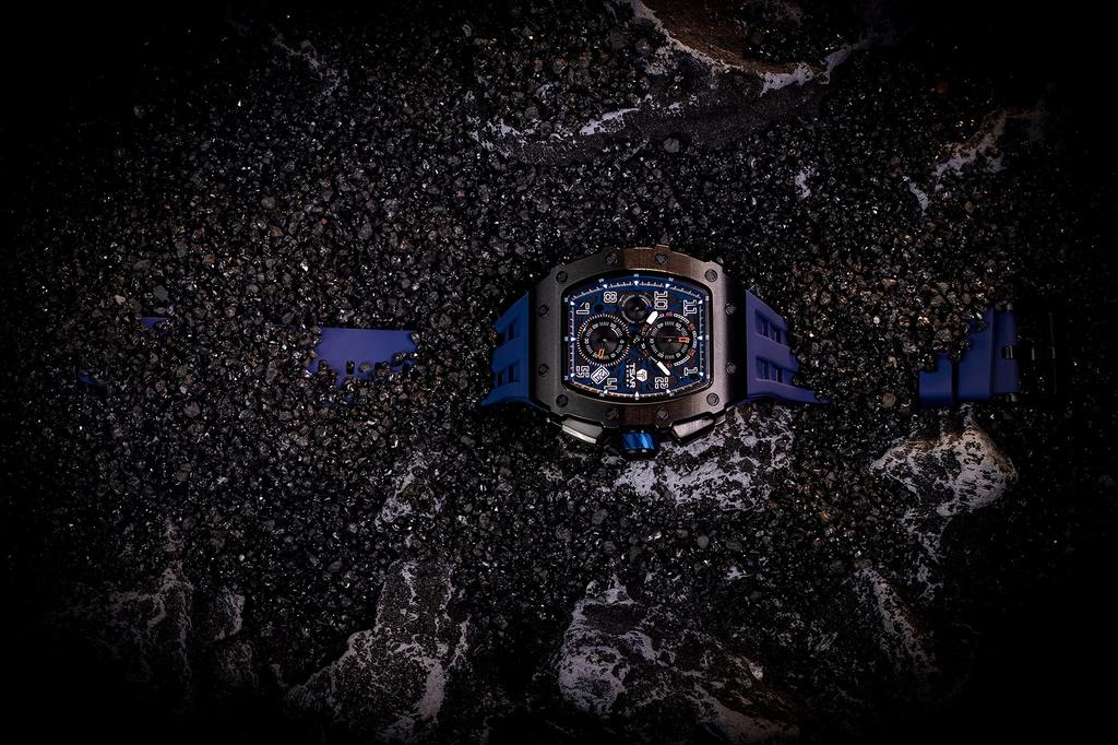 TSAR BOMBA Watch 5 ATM Water Resistant Tonneau Watch Business Stainless Steel Sports Luxury Fashion Casual Watch Barrel Shape Black Blue Men's