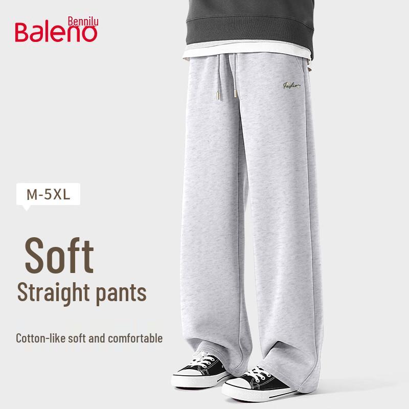 

Baleno Men s Heavyweight Knit Wide-Leg Casual Pants 5XL