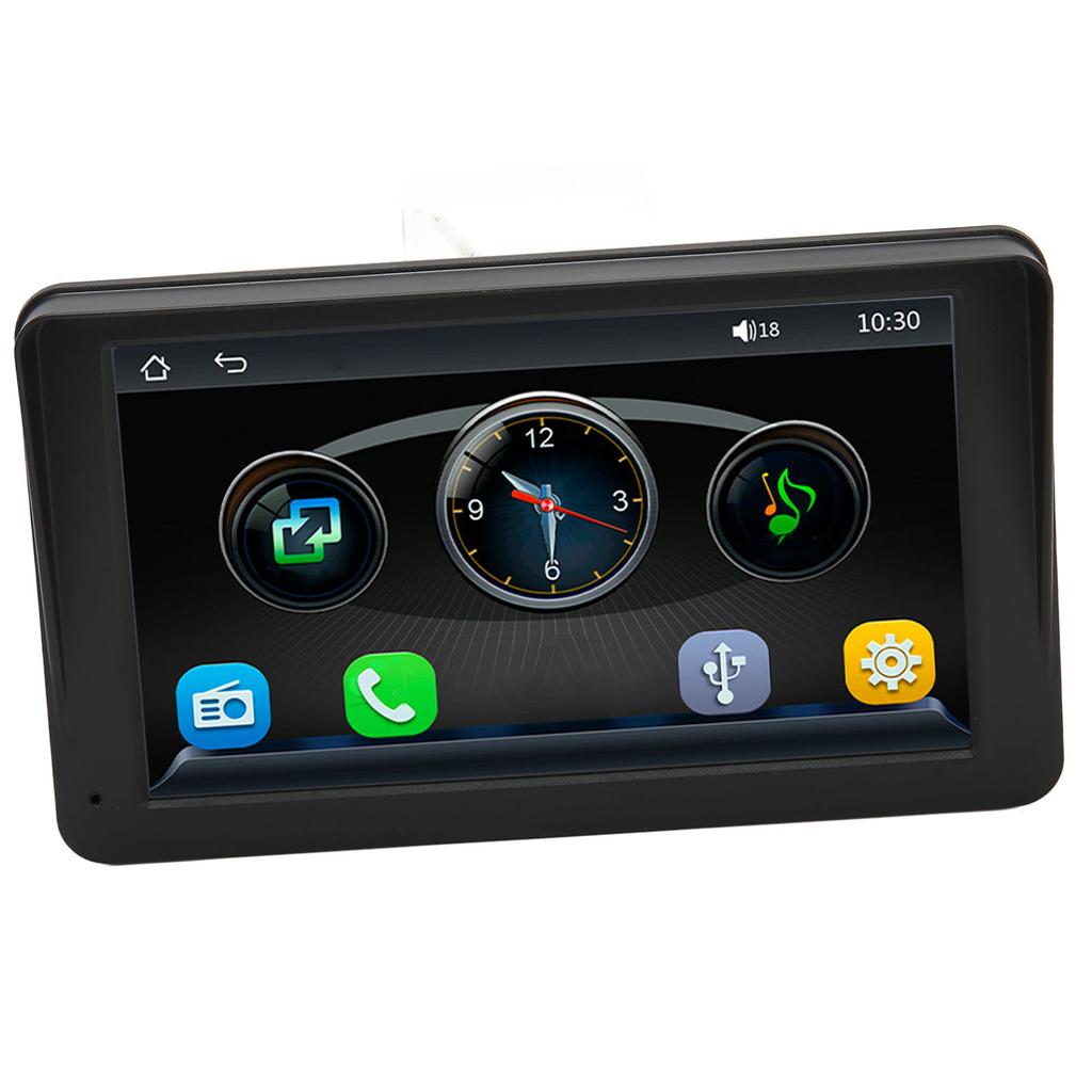 Car MP5 Player 7in Touch Screen Multimedia Player Multifunctional Car Stereo with Sun Visor LED
