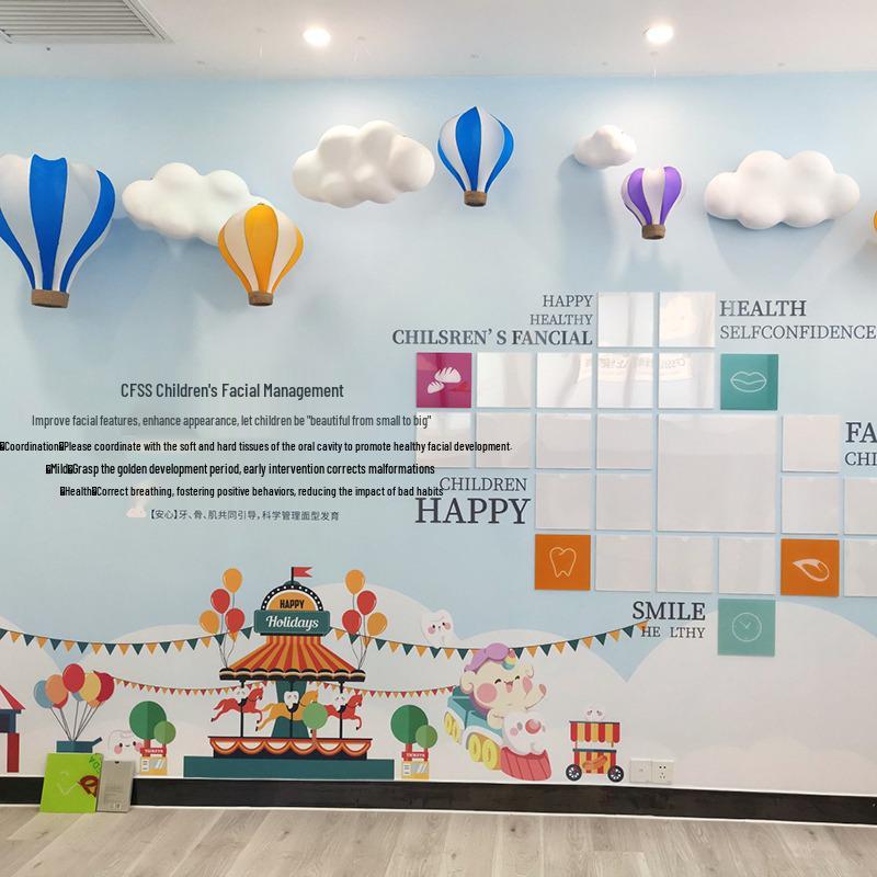 Foam Cloud Hanging Ornaments for Visual Merchandising and Store Display