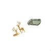 Elegant Resin Deer Figurines And Food Serving Tray Set for Living Room Countertop Bathroom Vanity