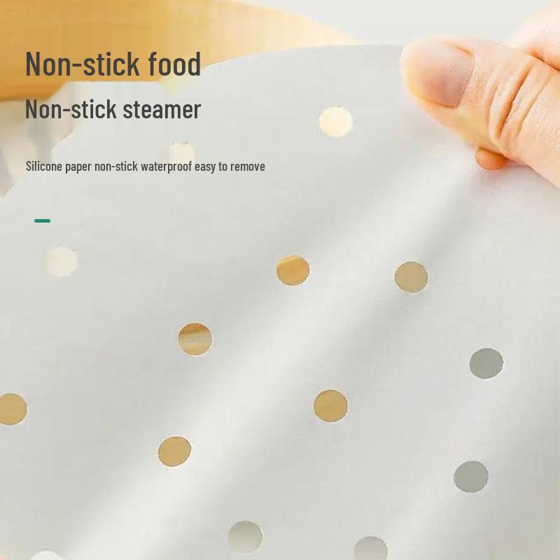 Non-Stick Food-Grade Disposable Steamer Paper for Baozi