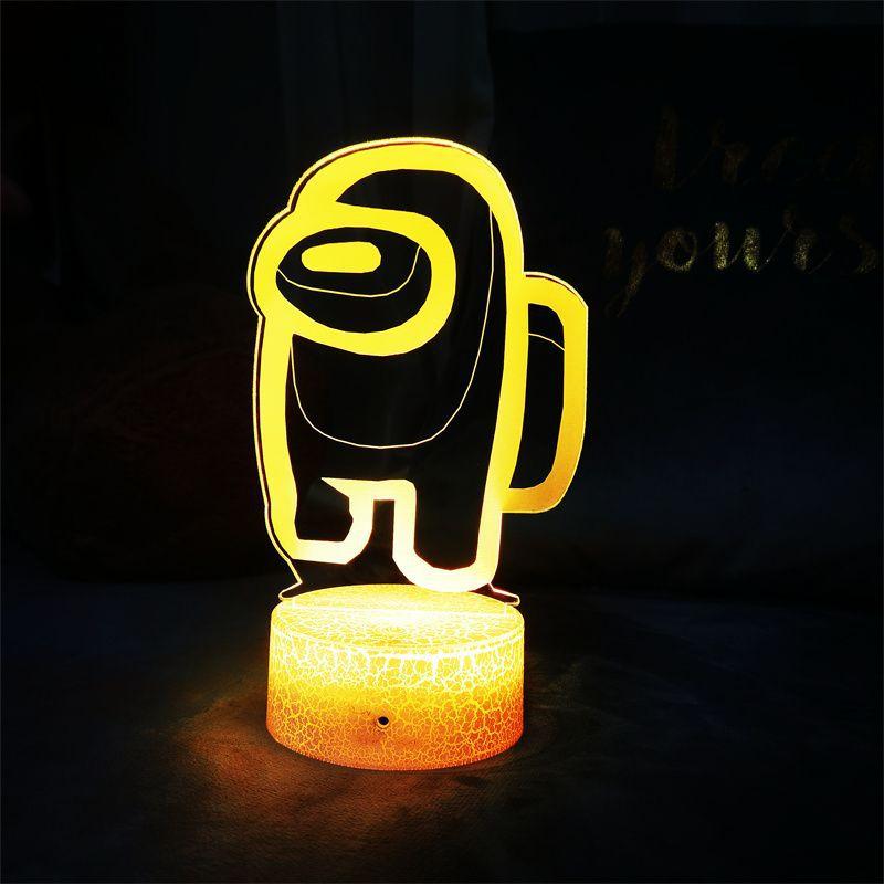 3D Visuelles Spielornament Licht E-Sport Atmosphäre Licht 3D Nachtlicht Gamepad Dekorative Leuchte