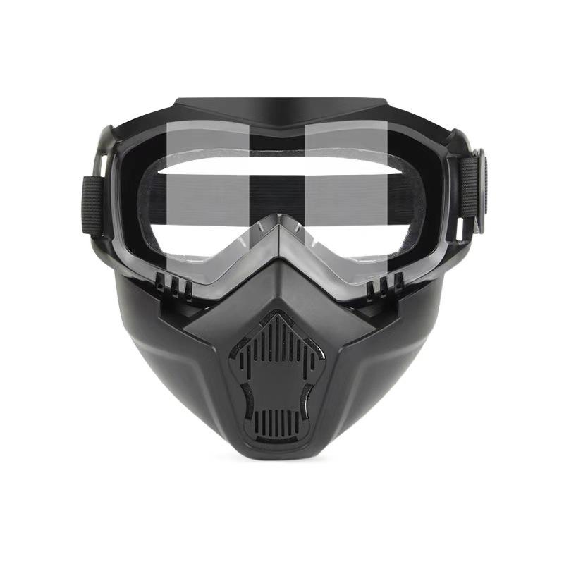 

Harley Windproof Welding & Riding Mask with Detachable Cap & Anti-Glare Goggles