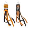 1pcs Halloween Windsock Ghost Flag Polyester Hanging Garden Decoration for Festival Party Windsock Banner Garden Decoration