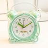 Kids Alarm Clock Quiet Design Cartoon Design Easy Setting Strong ABS Double Bell Clock for Bedroom T